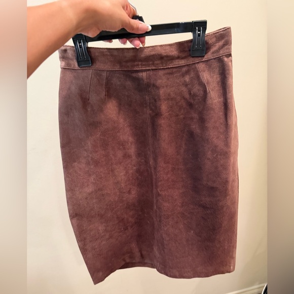Ricardo Lenzi Dresses & Skirts - Elegant Brown Pencil Skirt